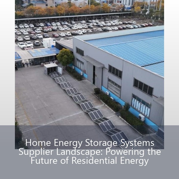 Home Energy Storage Systems Supplier Landscape: Powering the Future of Residential Energy